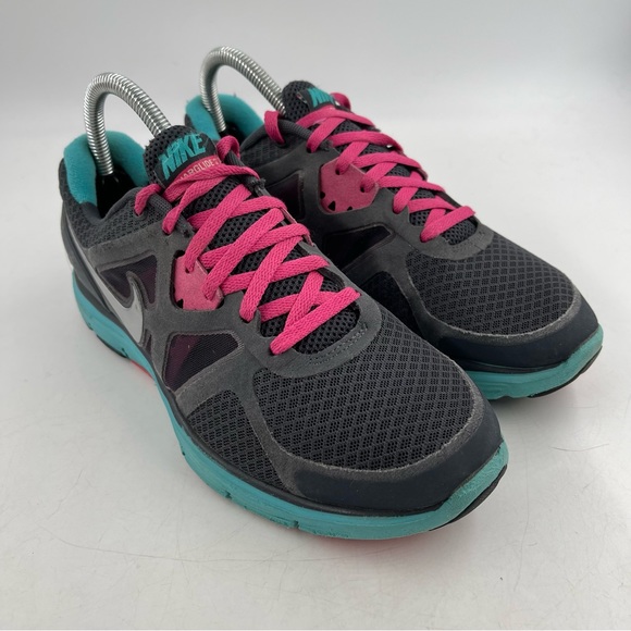 🥾 Nike Lunarglide 3 Grey Pink Running Shoes - Size 7.5 Women’s - Picture 11 of 11